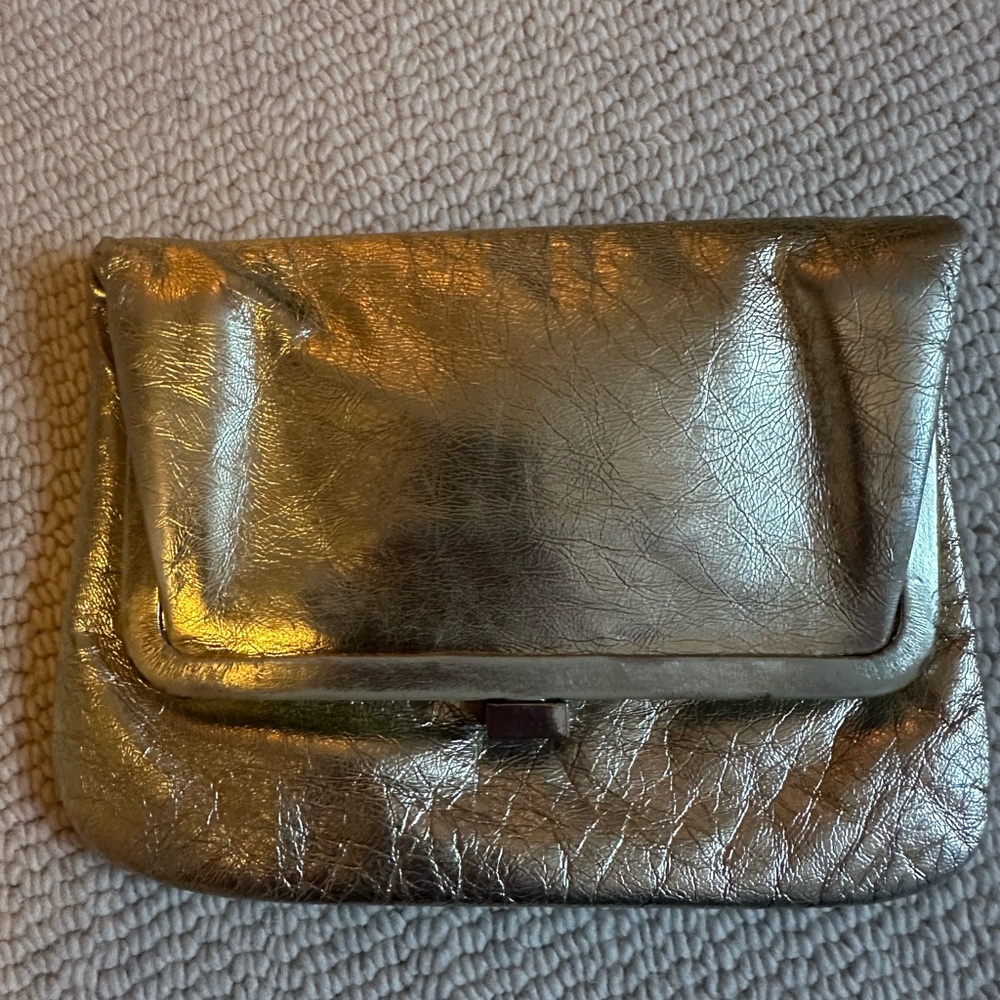 Gold Clutch Bag